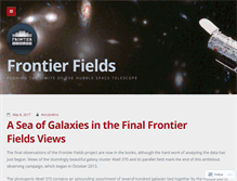 Tablet Screenshot of frontierfields.org